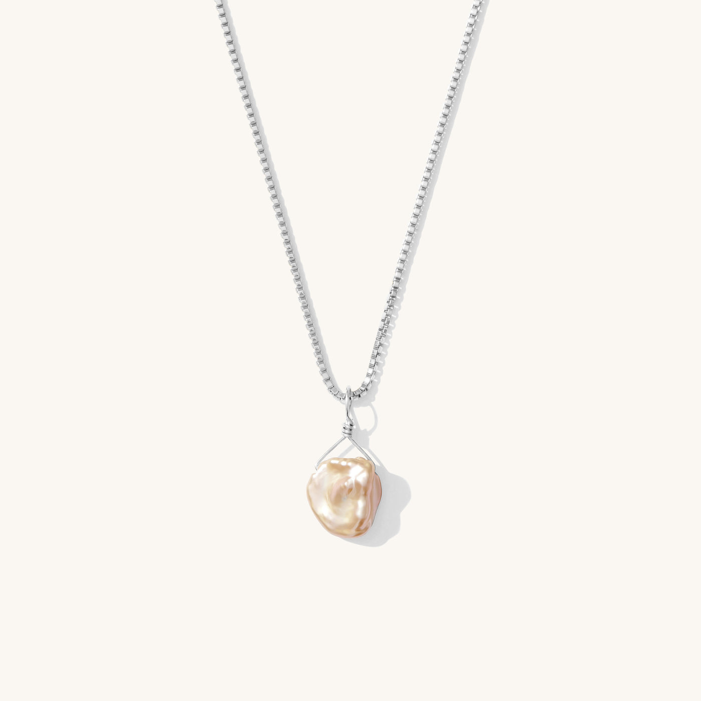 Pink Keshi Pearl Necklace