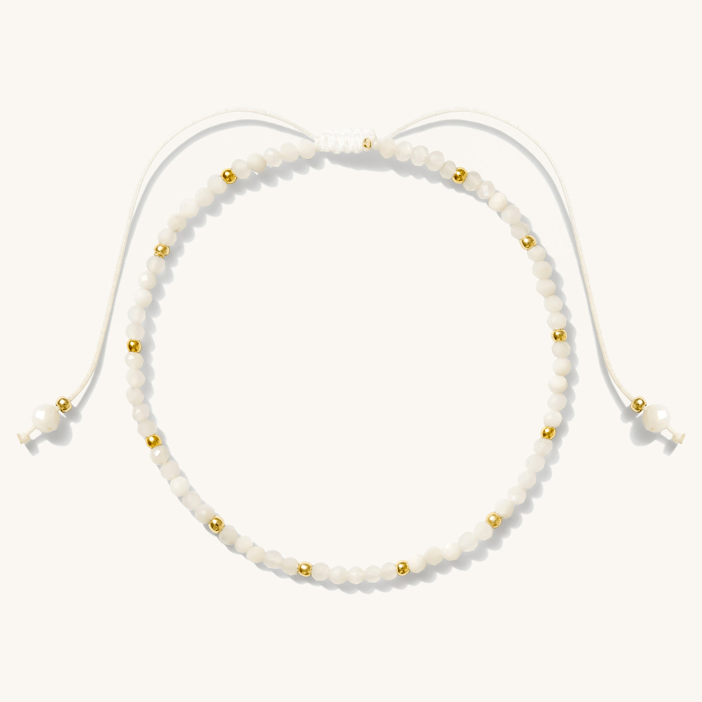 Moonstone Bead Bracelet | Simple & Dainty Jewelry