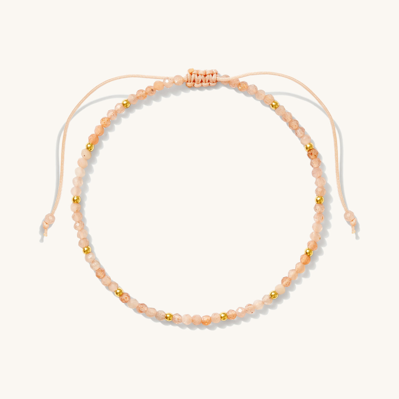 Sunstone Bead Bracelet | Simple & Dainty Jewelry