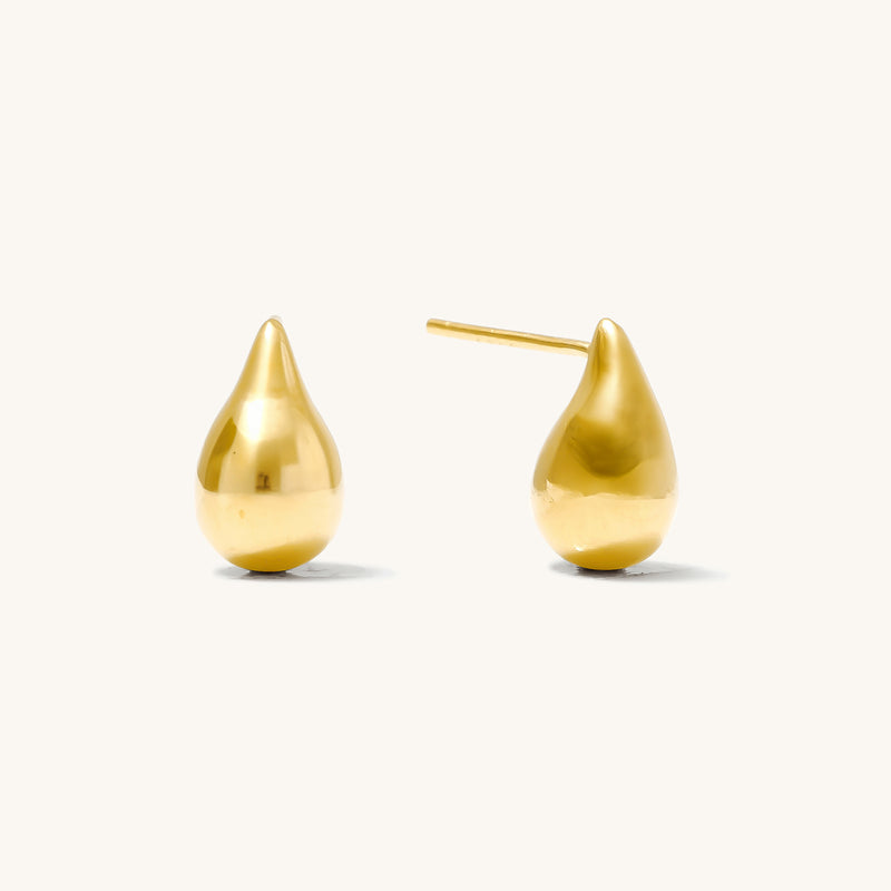 Teardrop Stud Earrings