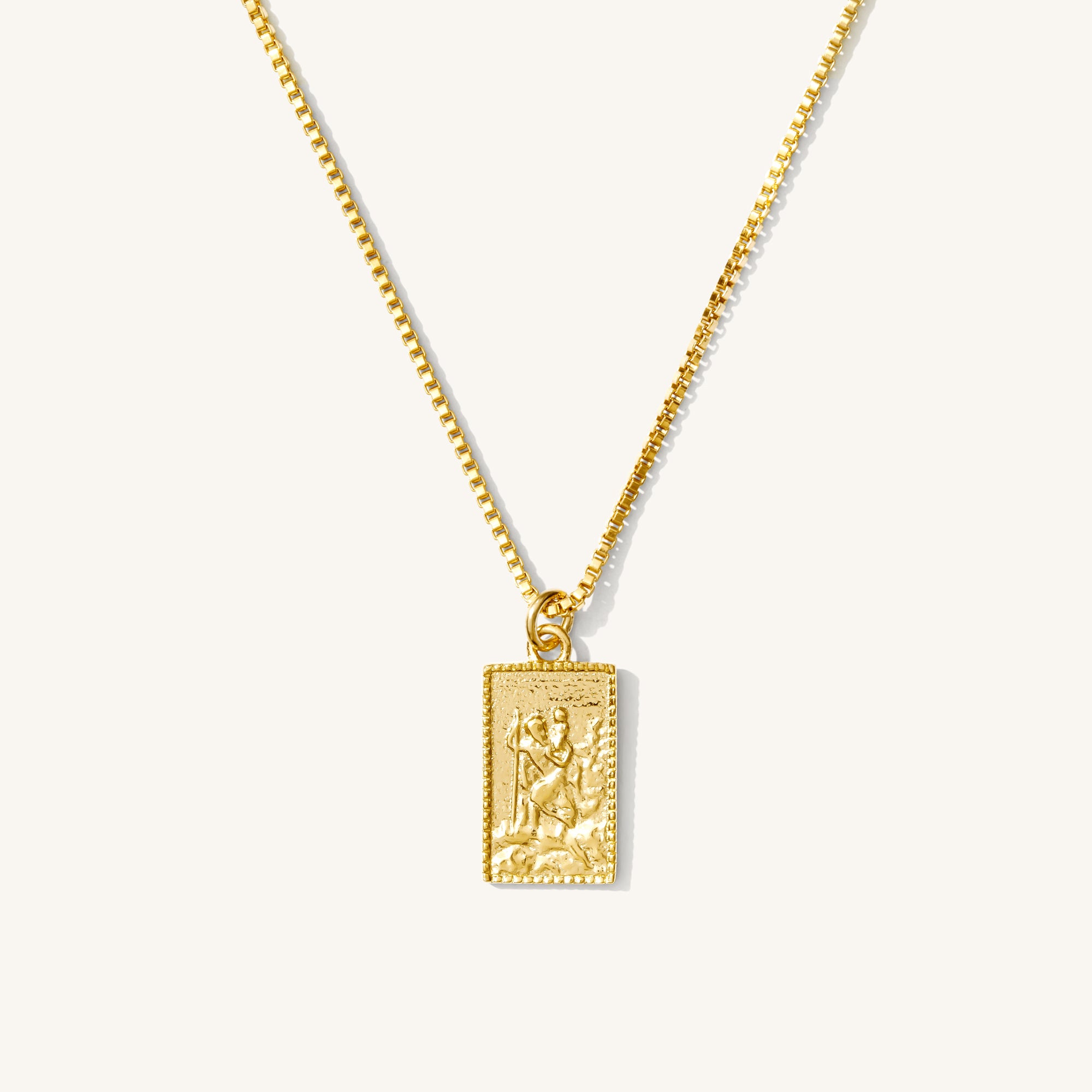 Dainty gold pendant shops necklace