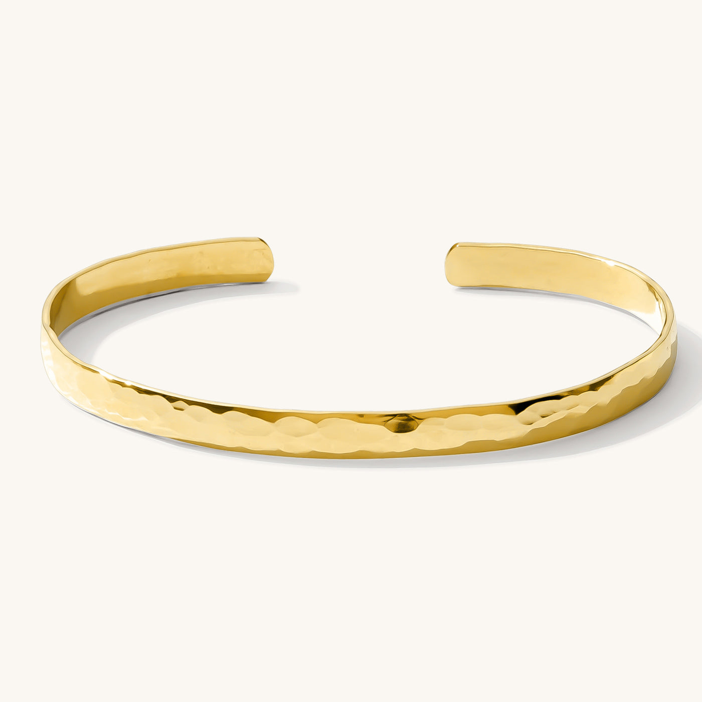 Hammered Statement Cuff Bracelet | Simple & Dainty Jewelry