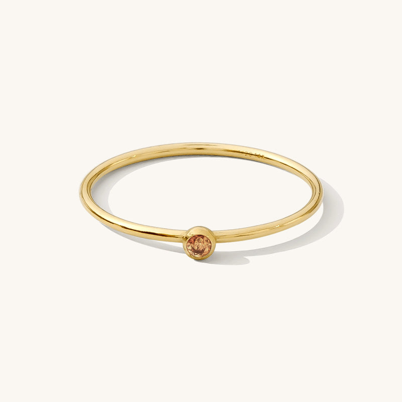 November Birthstone Ring (Citrine)