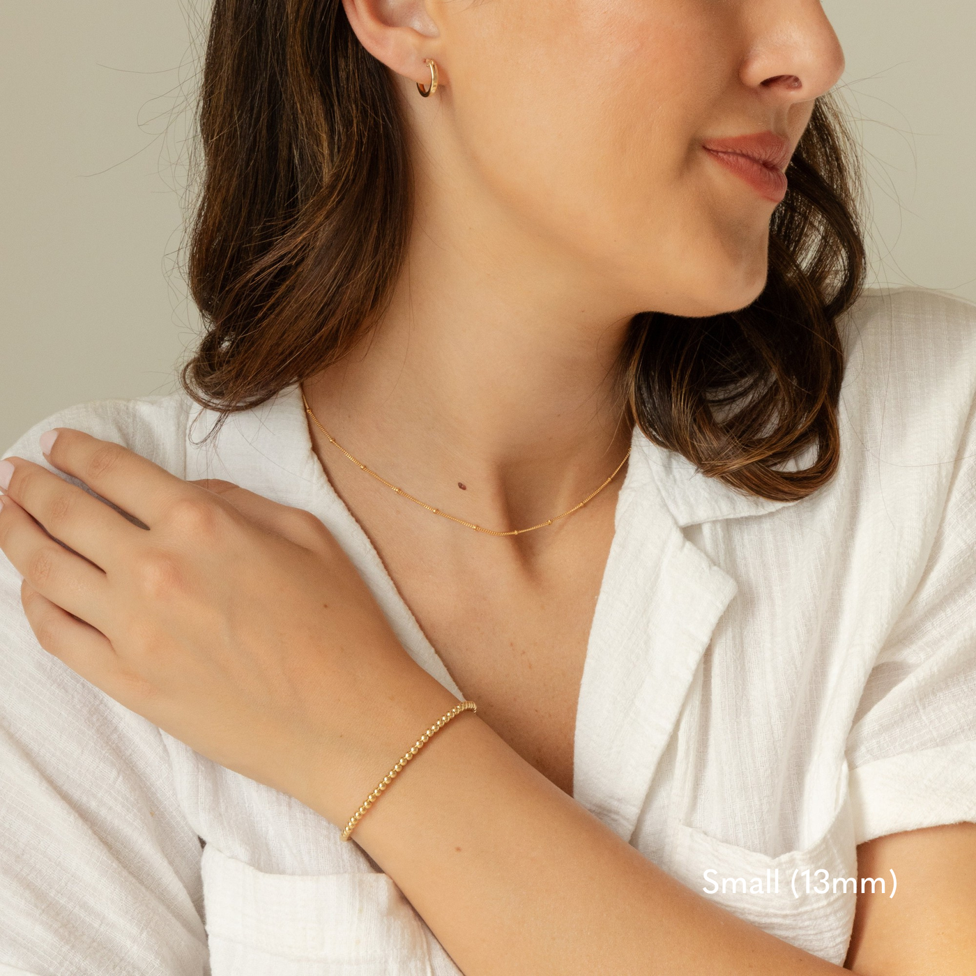 Small (13mm) Medium (22mm) Large (35mm) X-Large (50mm), Everyday Hoop Earrings by Simple & Dainty Jewelry