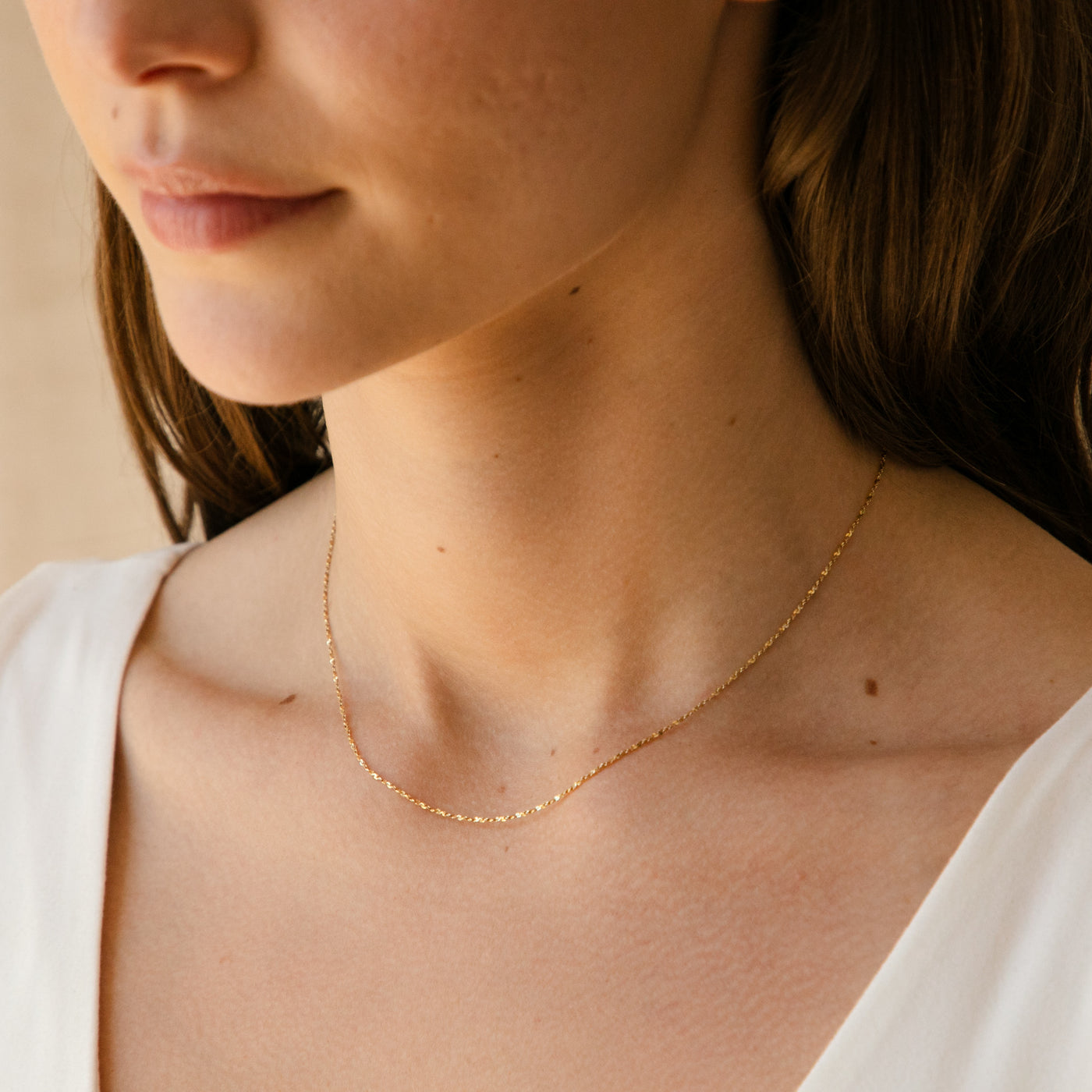 Sparkle Chain Necklace | Simple & Dainty Jewelry