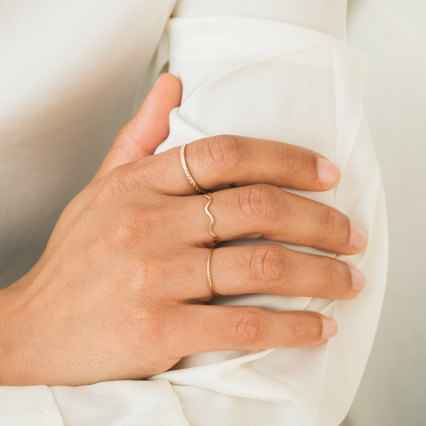 Sparkle Stacking Ring | Simple & Dainty