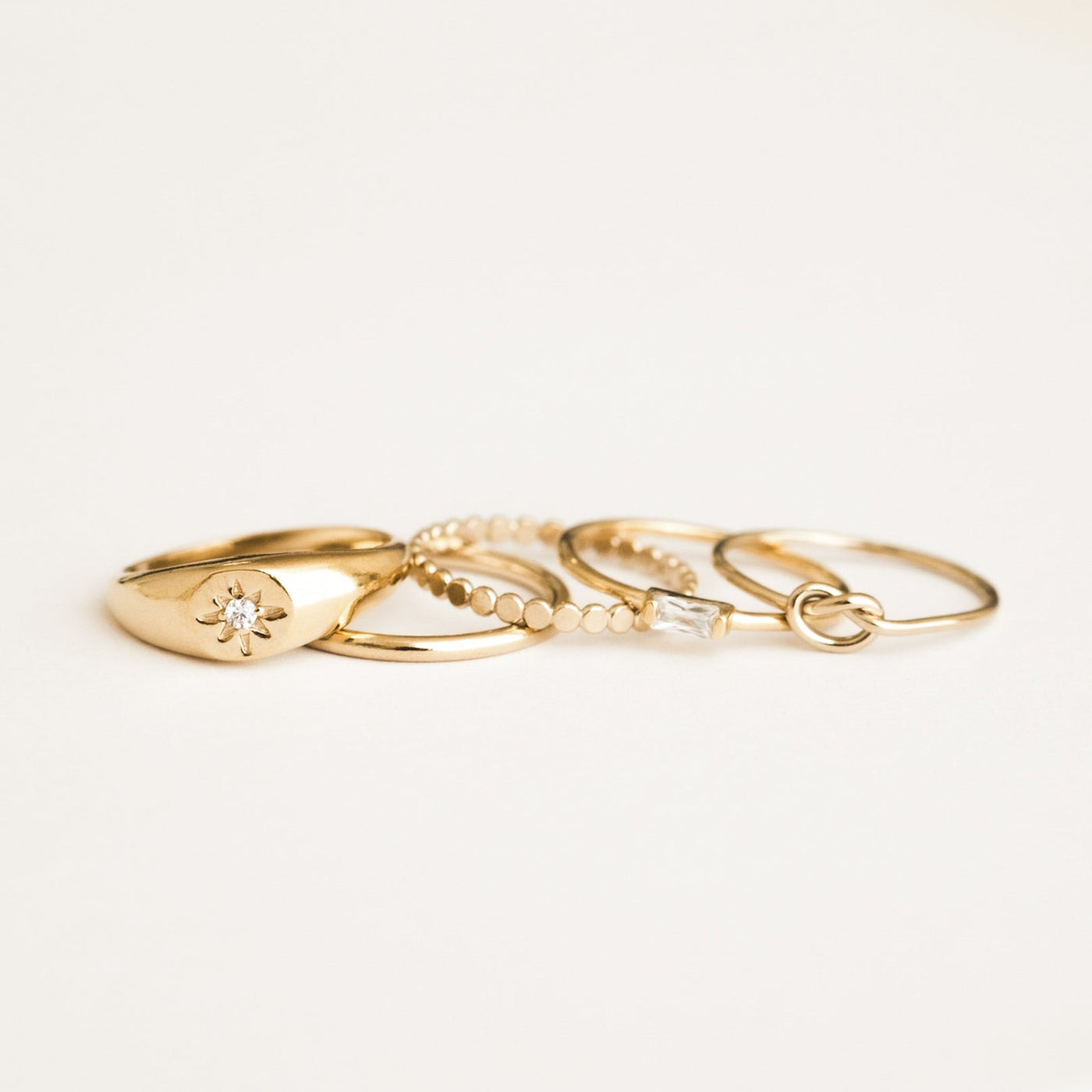 Starburst Signet Ring | Simple & Dainty Jewelry