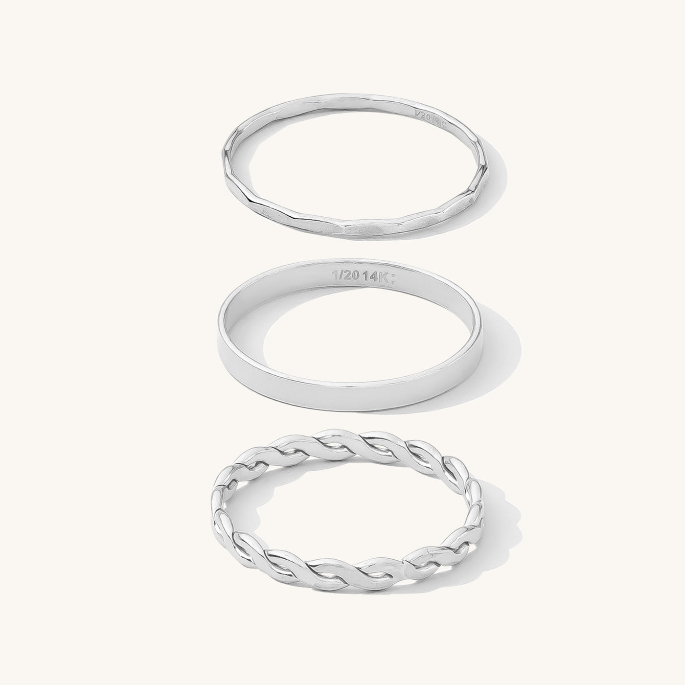 Statement Stacking Ring Set | Simple & Dainty Jewelry