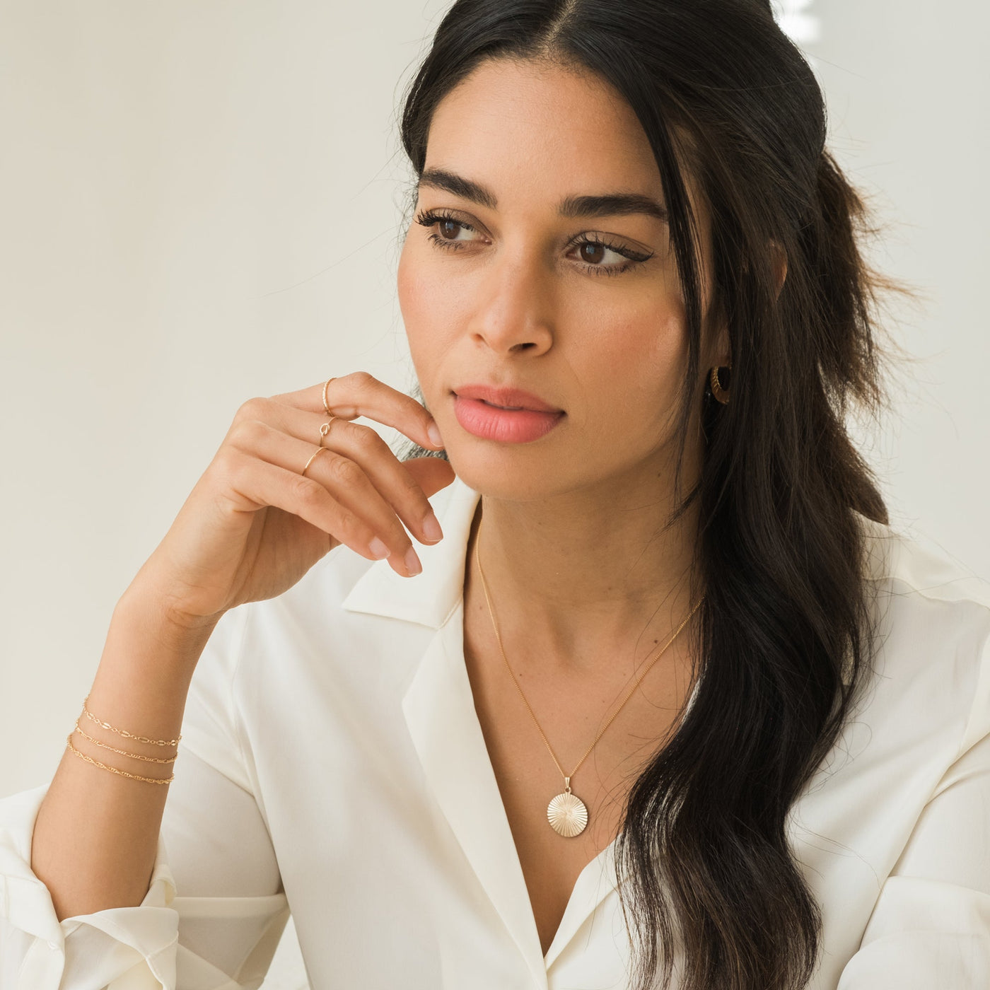 Sunburst Pendant Necklace | Simple & Dainty Sunburst Pendant Necklace | Simple & Dainty
