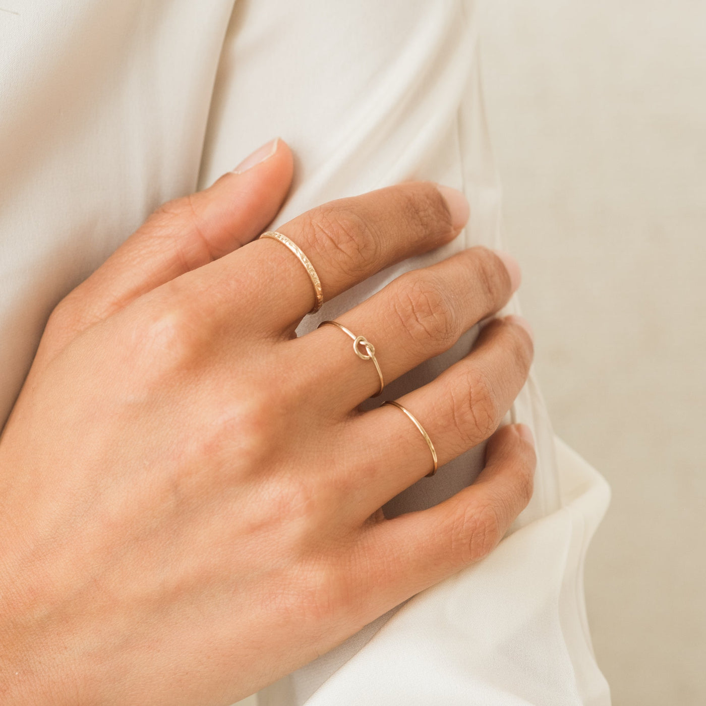 Floral Rings Set | Simple & Dainty Jewelry