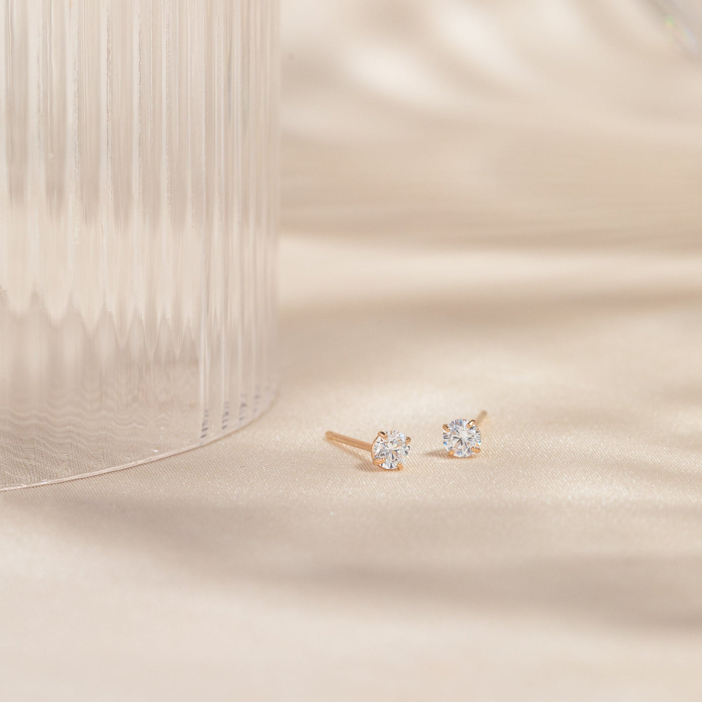 Dainty Stud Earrings Set - 14k | Simple & Dainty Jewelry