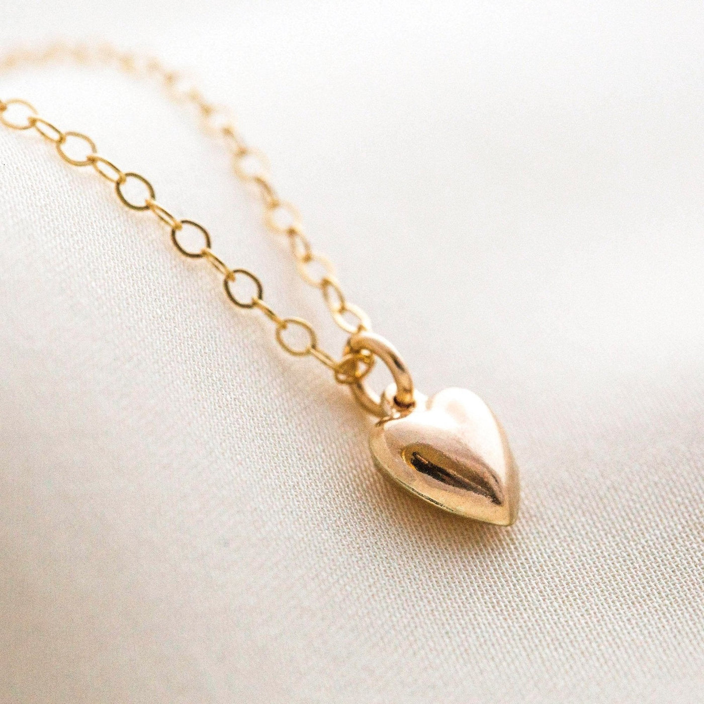 Tiny Heart Necklace by Simple & Dainty Jewelry