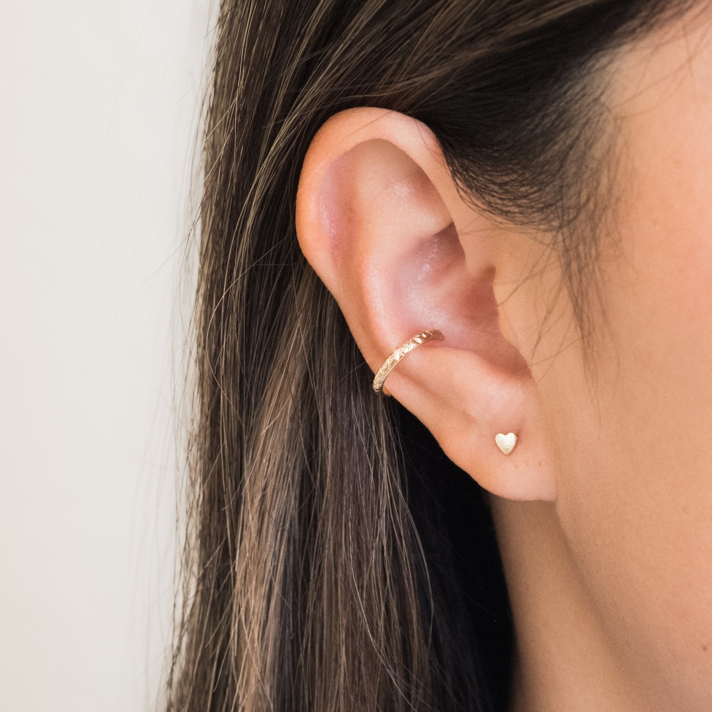 Tiny Heart Stud Earrings | Caitlyn Minimalist
