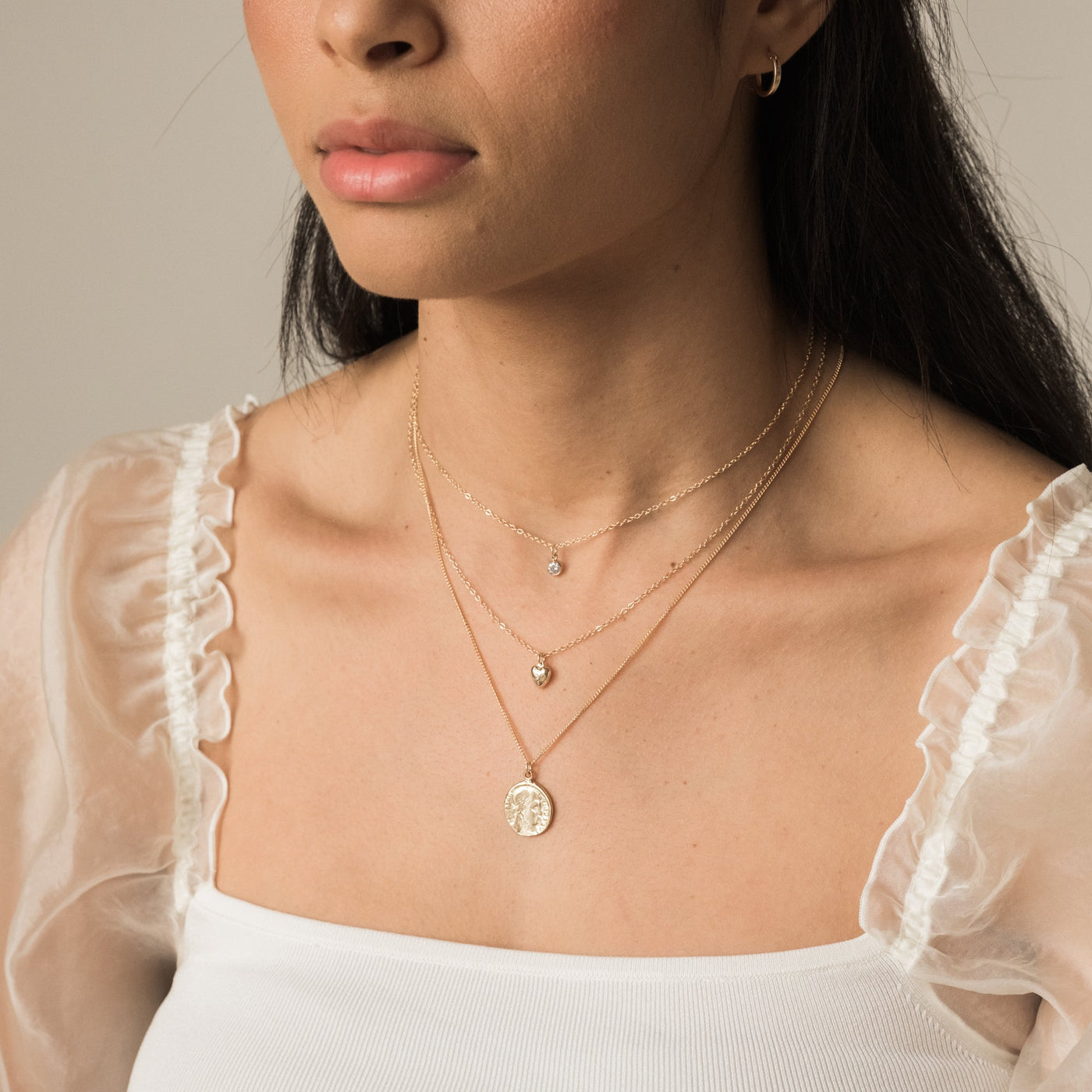 Tiny Solitaire Necklace | Simple & Dainty Jewelry
