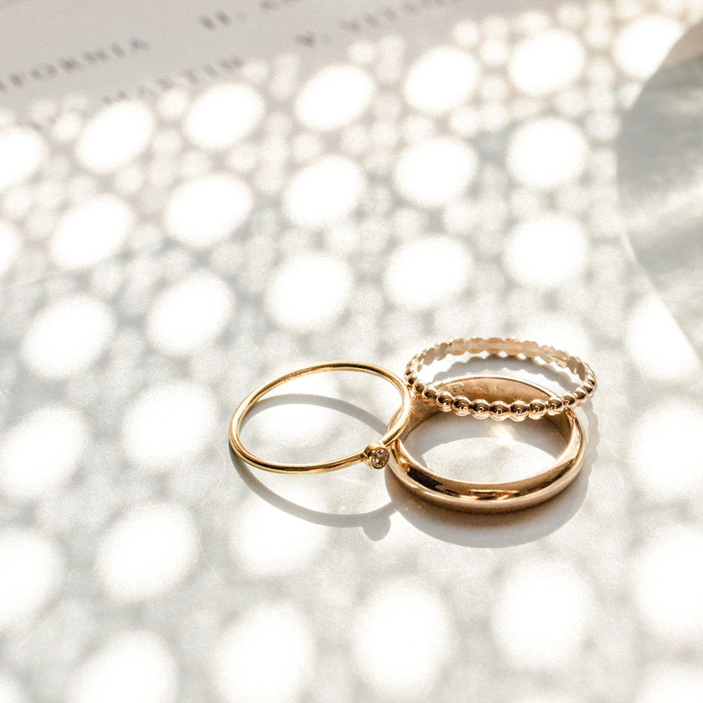 Tiny Solitaire Ring | Simple & Dainty