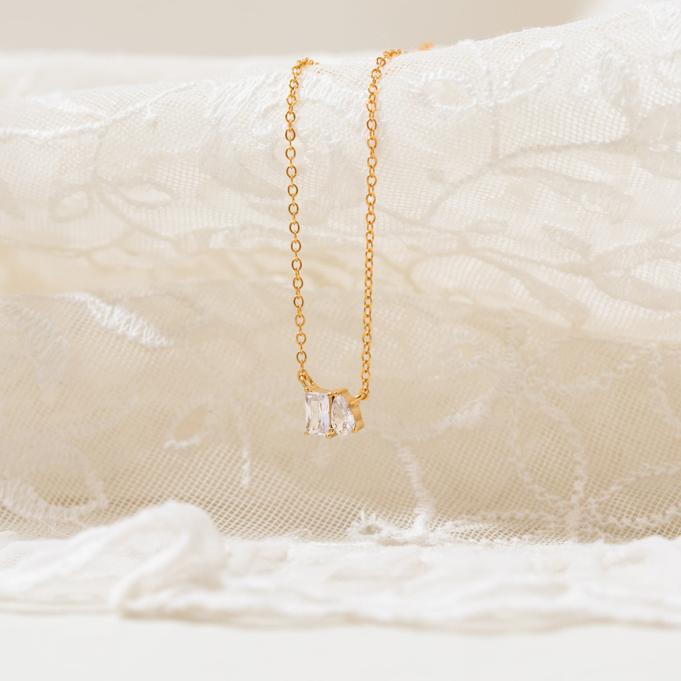 Toi et Moi Necklace | Simple & Dainty Jewelry
