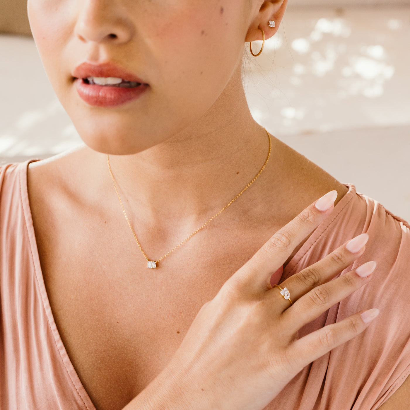 Toi et Moi Necklace | Simple & Dainty Jewelry