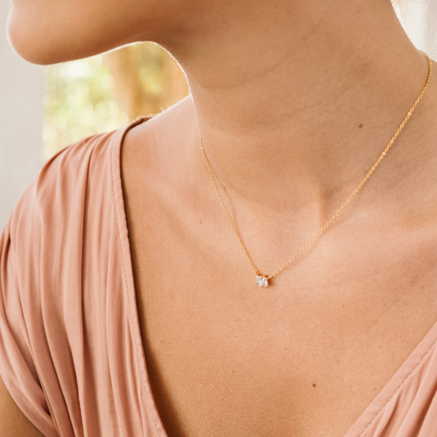 Toi et Moi Necklace | Simple & Dainty Jewelry