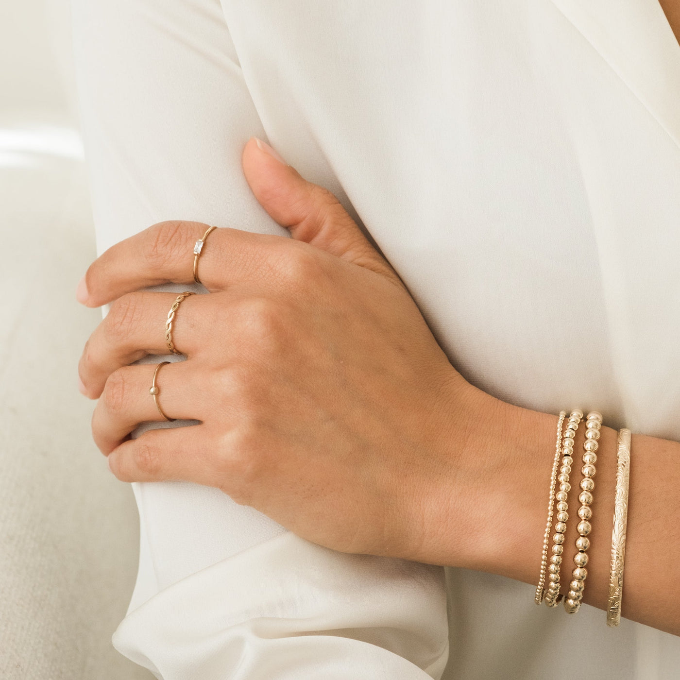 Statement Stacking Ring Set | Simple & Dainty Jewelry