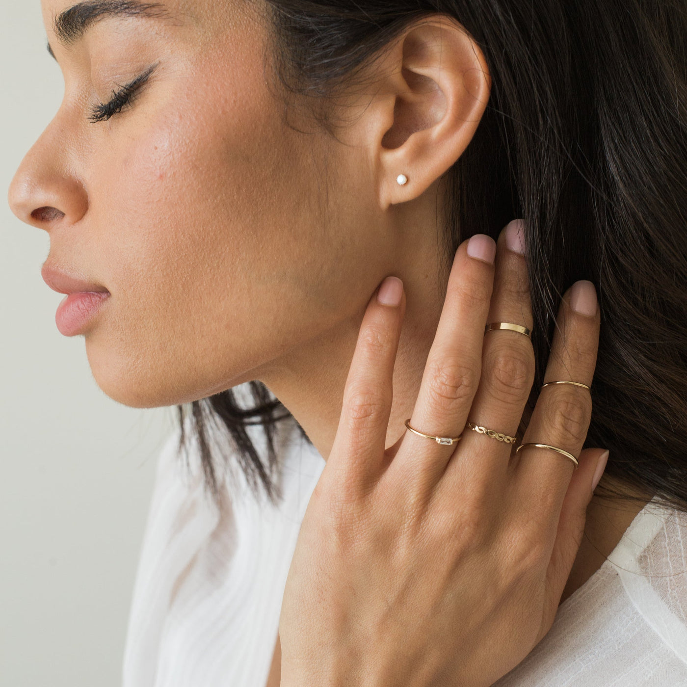 Statement Stacking Ring Set | Simple & Dainty Jewelry