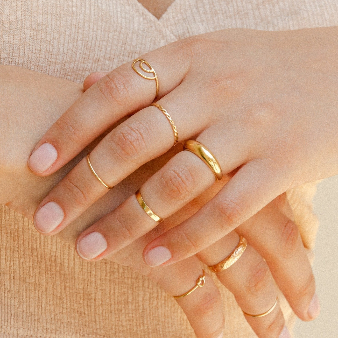 Twist Ring by Simple & Dainty Jewelry