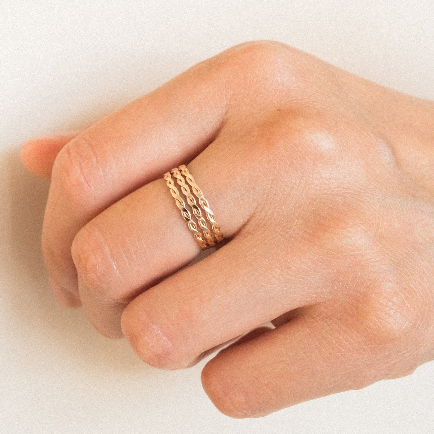 Twist Ring by Simple & Dainty Jewelry