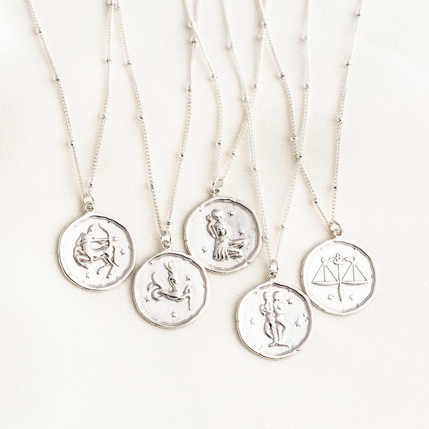 Zodiac Coin Necklace by Simple & Dainty Jewelry