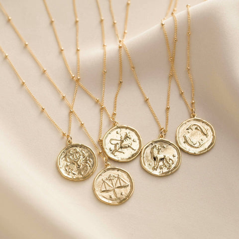 Zodiac Coin Necklace | Simple & Dainty