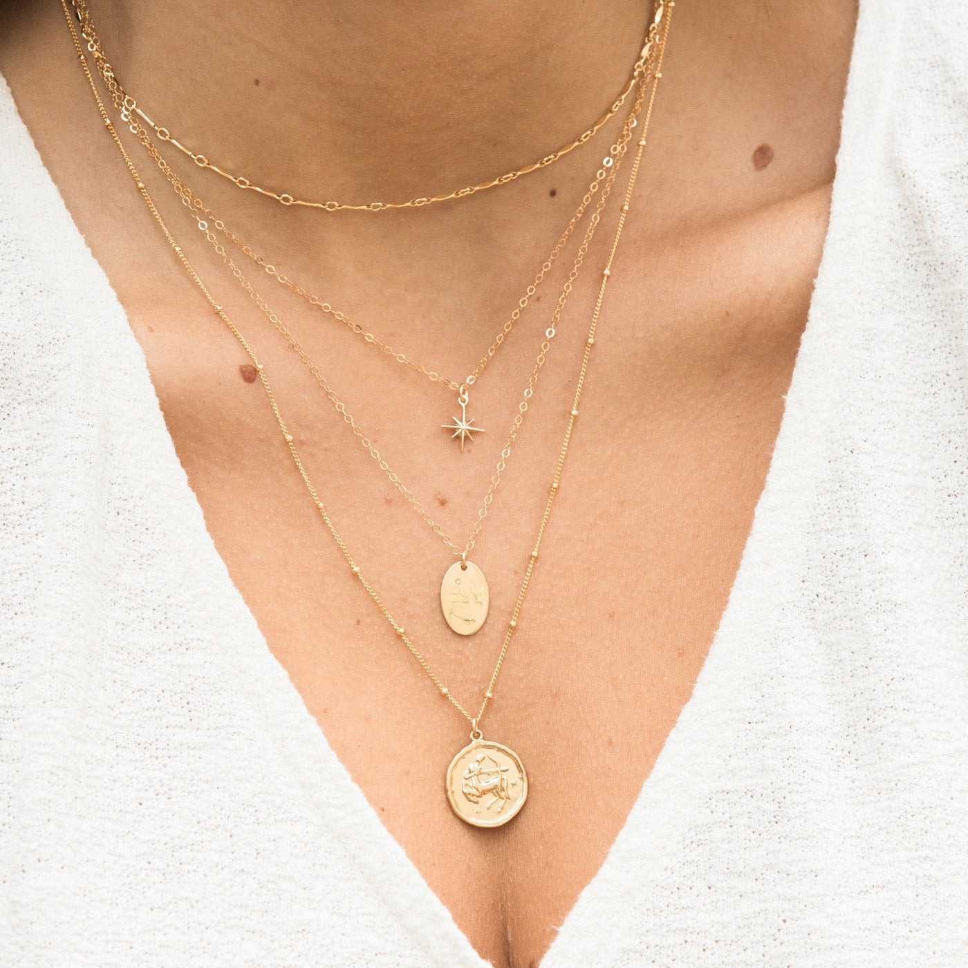Zodiac Coin Necklace | Simple & Dainty Jewelry