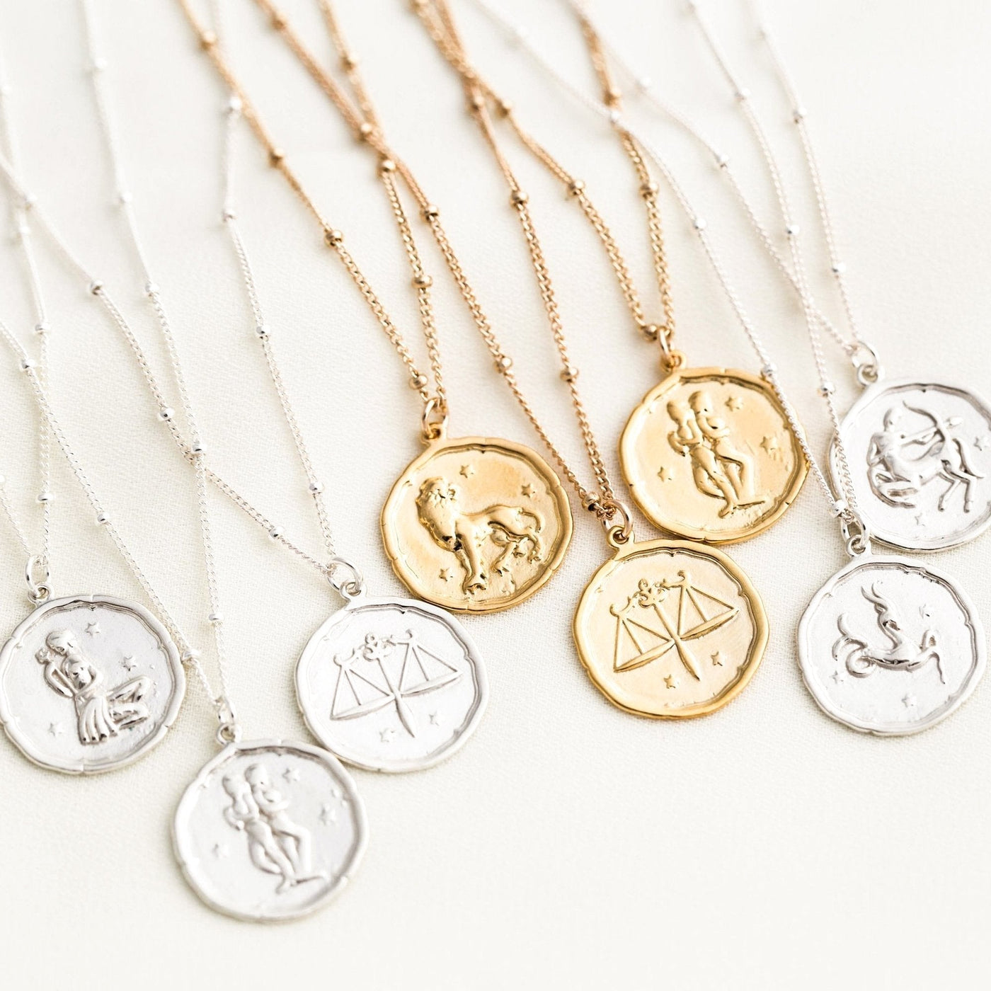 Zodiac Coin Necklace by Simple & Dainty Jewelry