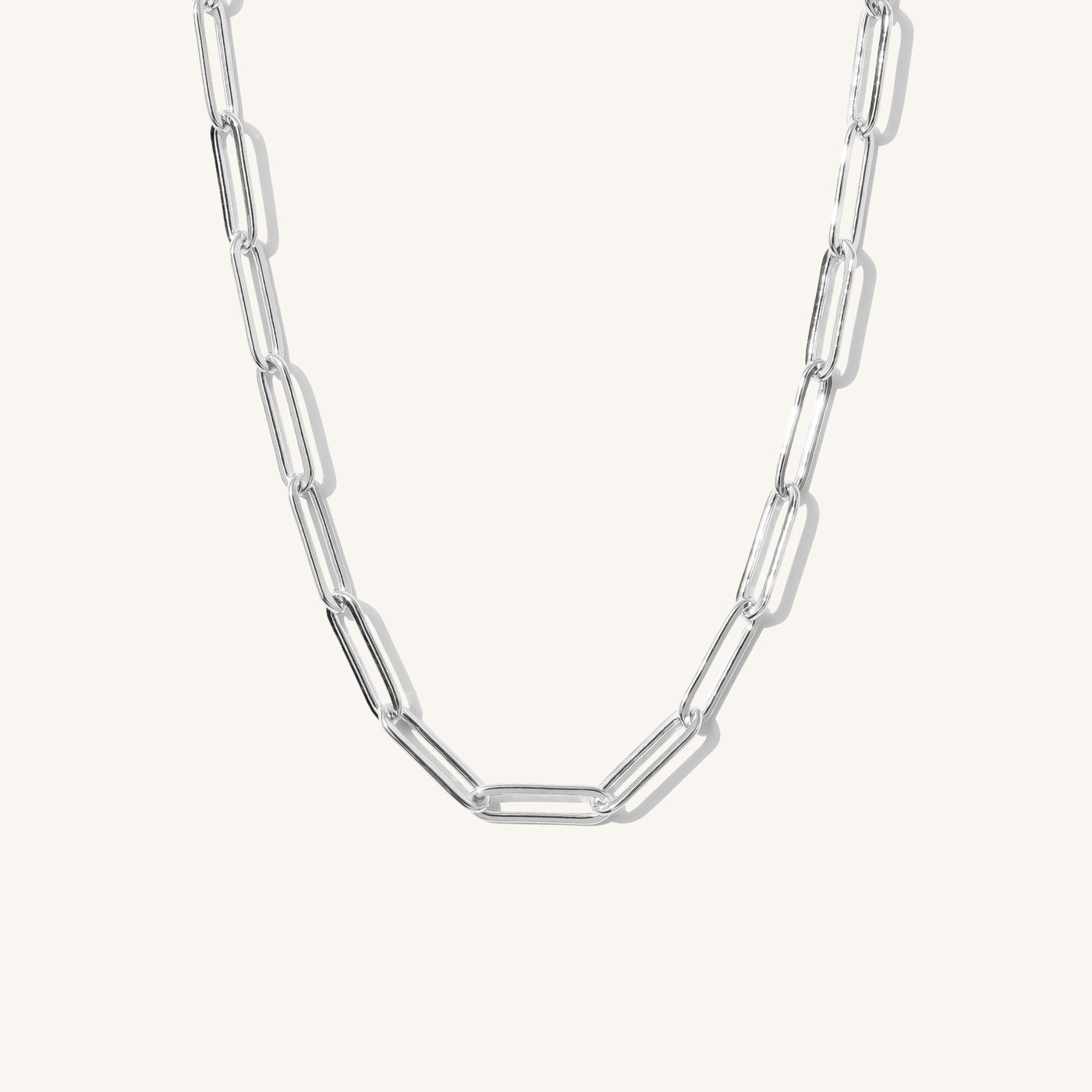 Chunky Paperclip Necklace | Simple & Dainty