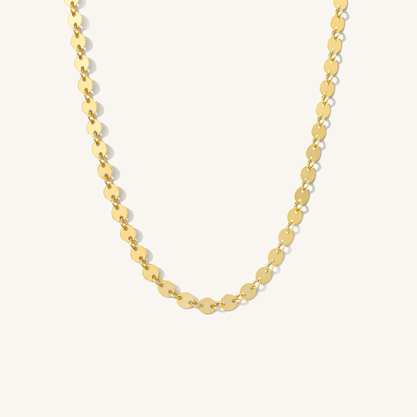 Coin Chain Necklace | Simple & Dainty Jewelry