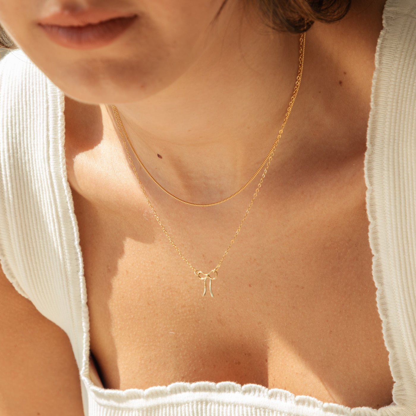 Thin Curb Chain Necklace | Simple & Dainty Jewelry