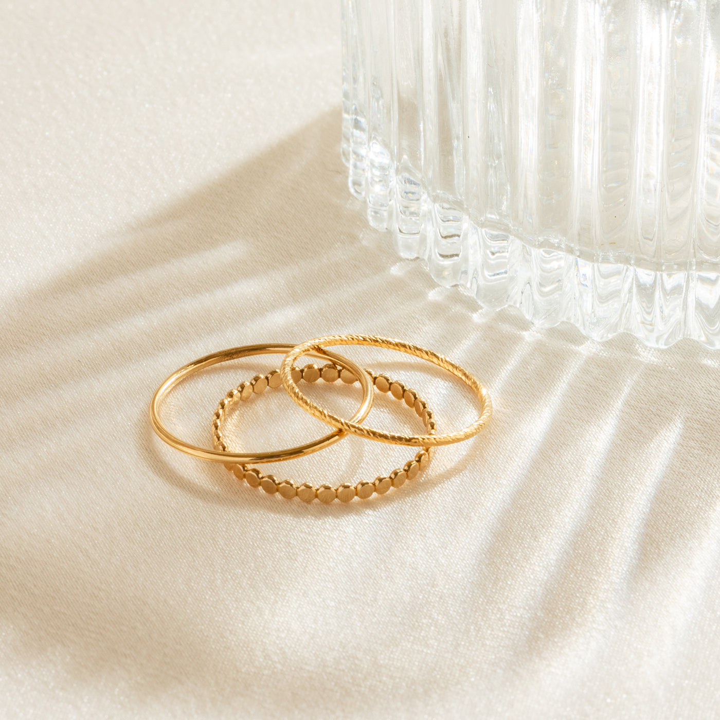 Dainty Stacking Ring Set | Simple & Dainty Jewelry