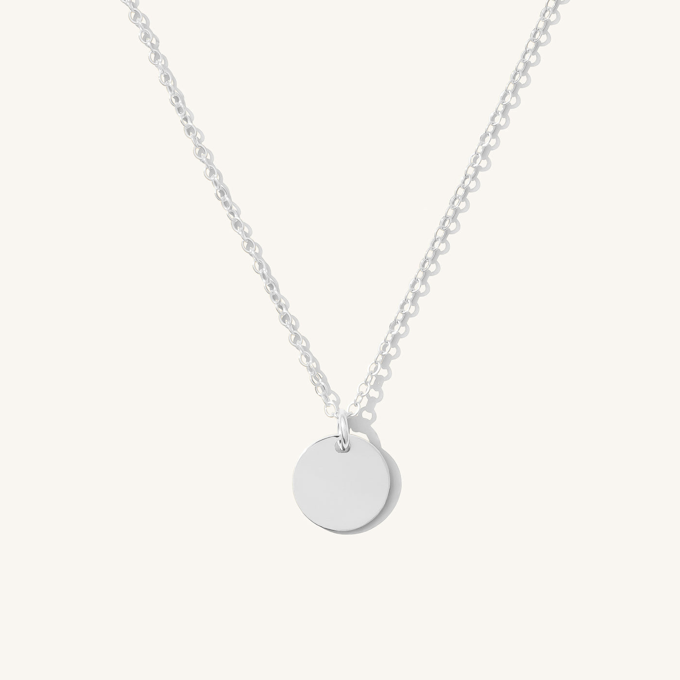 No Initial Dainty Initial Necklace