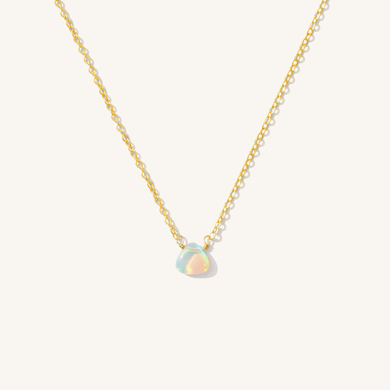 Dainty Opal Necklace