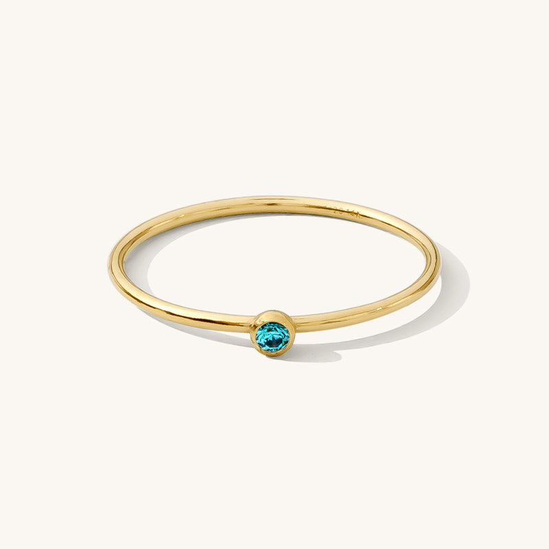 December Birthstone Ring (Blue Topaz)