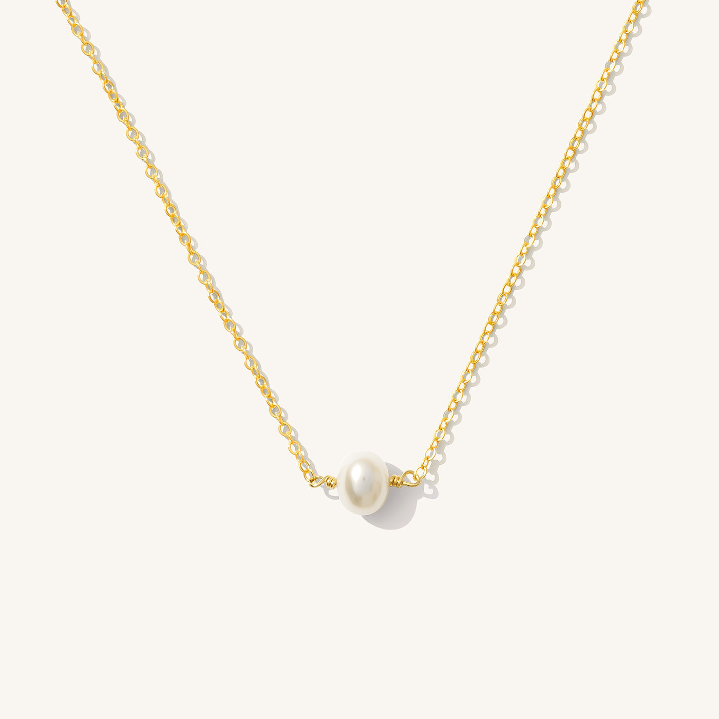 Freshwater Pearl Necklace | Simple & Dainty