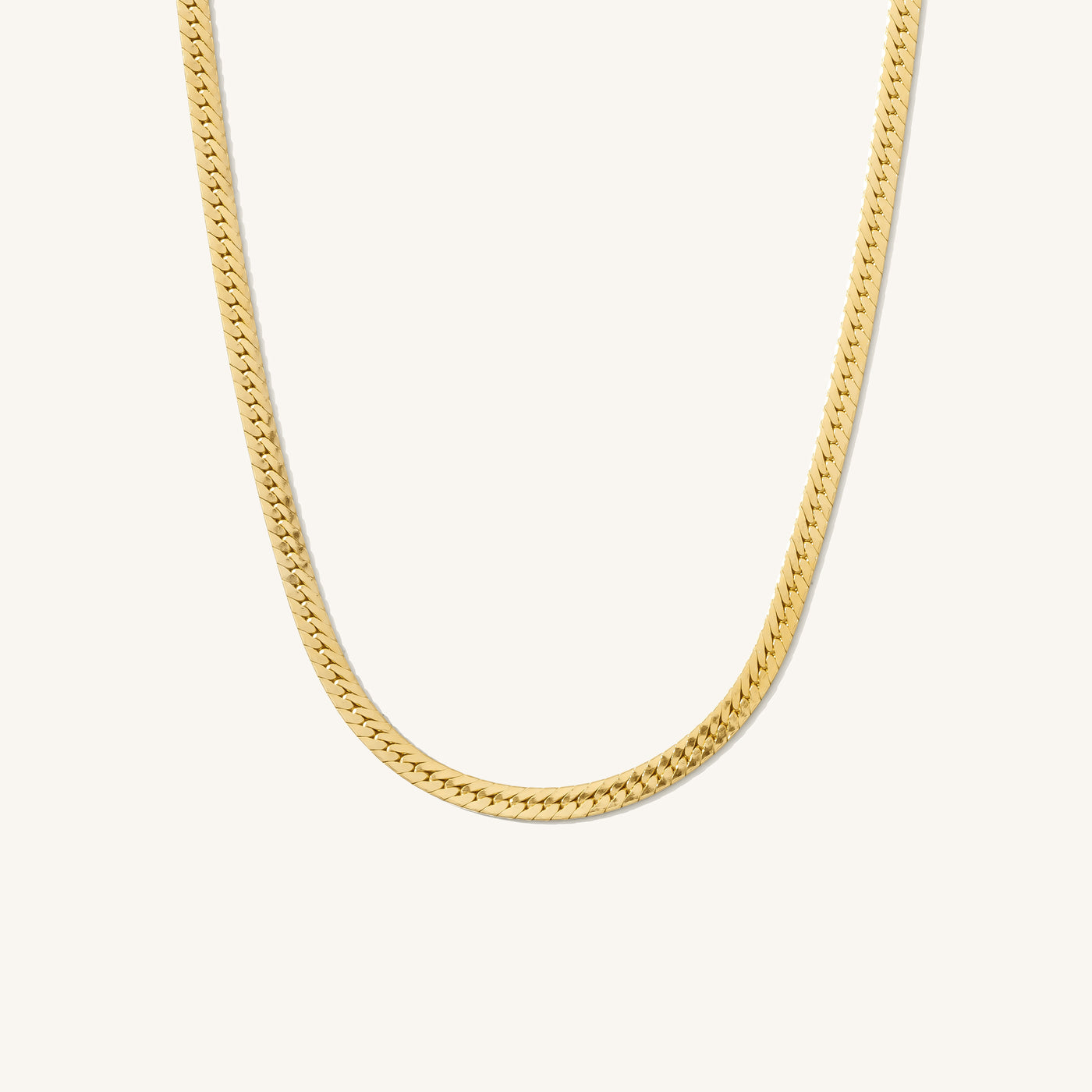 14k Gold Filled Gold Herringbone Necklace
