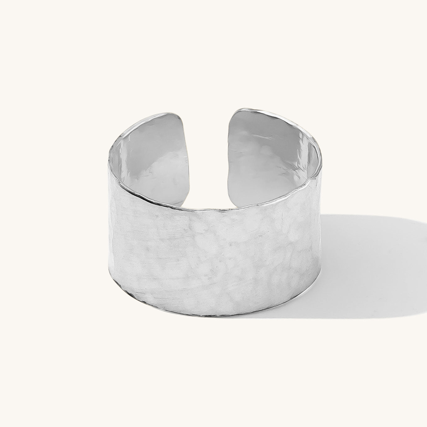Hammered Cuff Ring | Simple & Dainty Jewelry