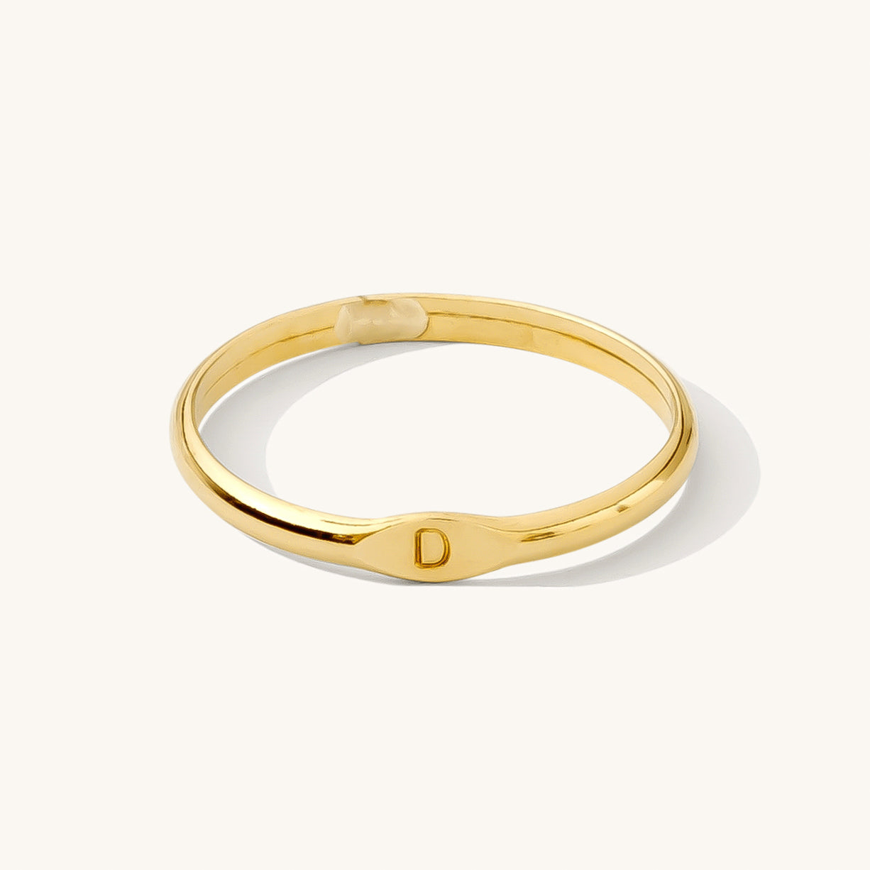 Initial Signet Ring | Simple & Dainty
