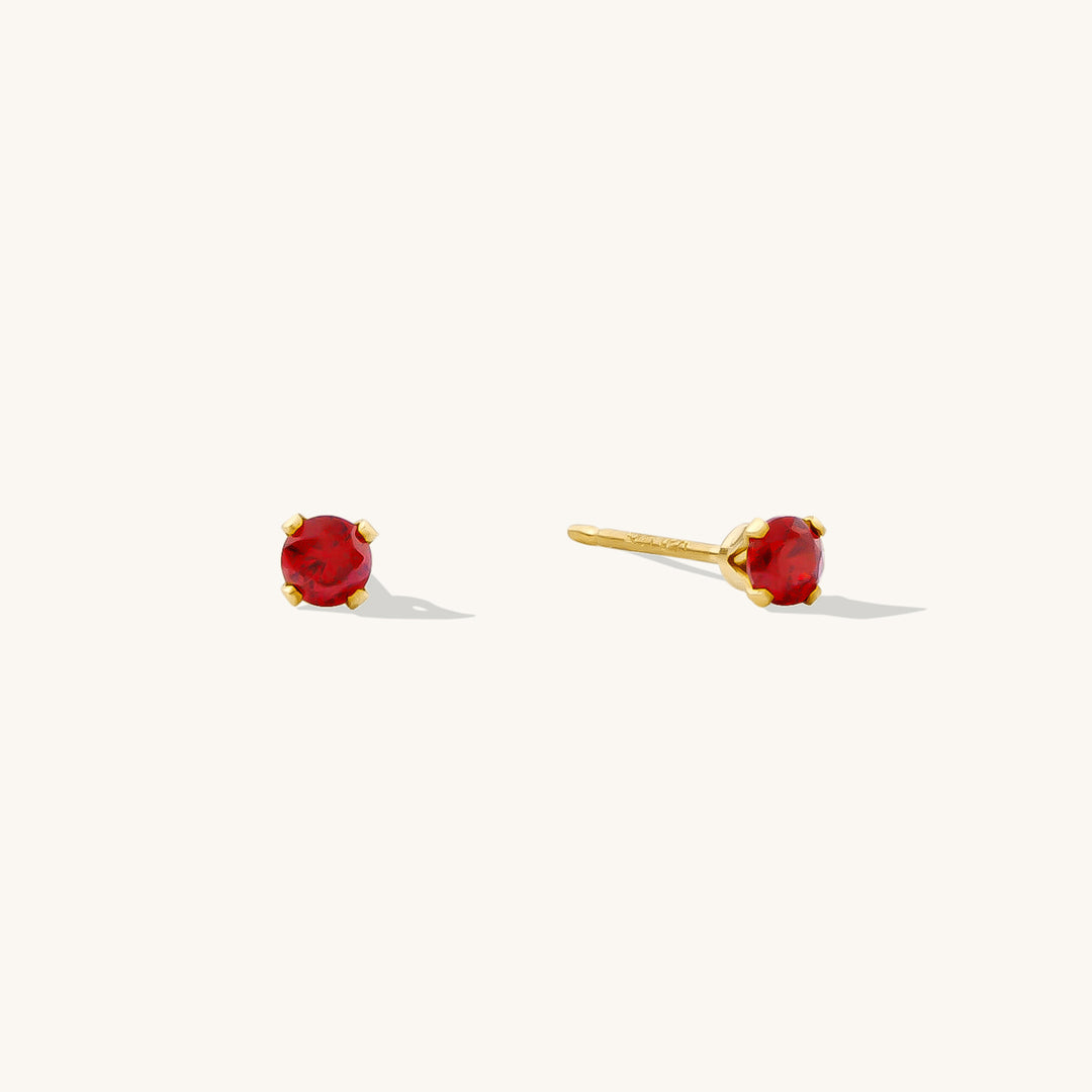 January Birthstone Studs