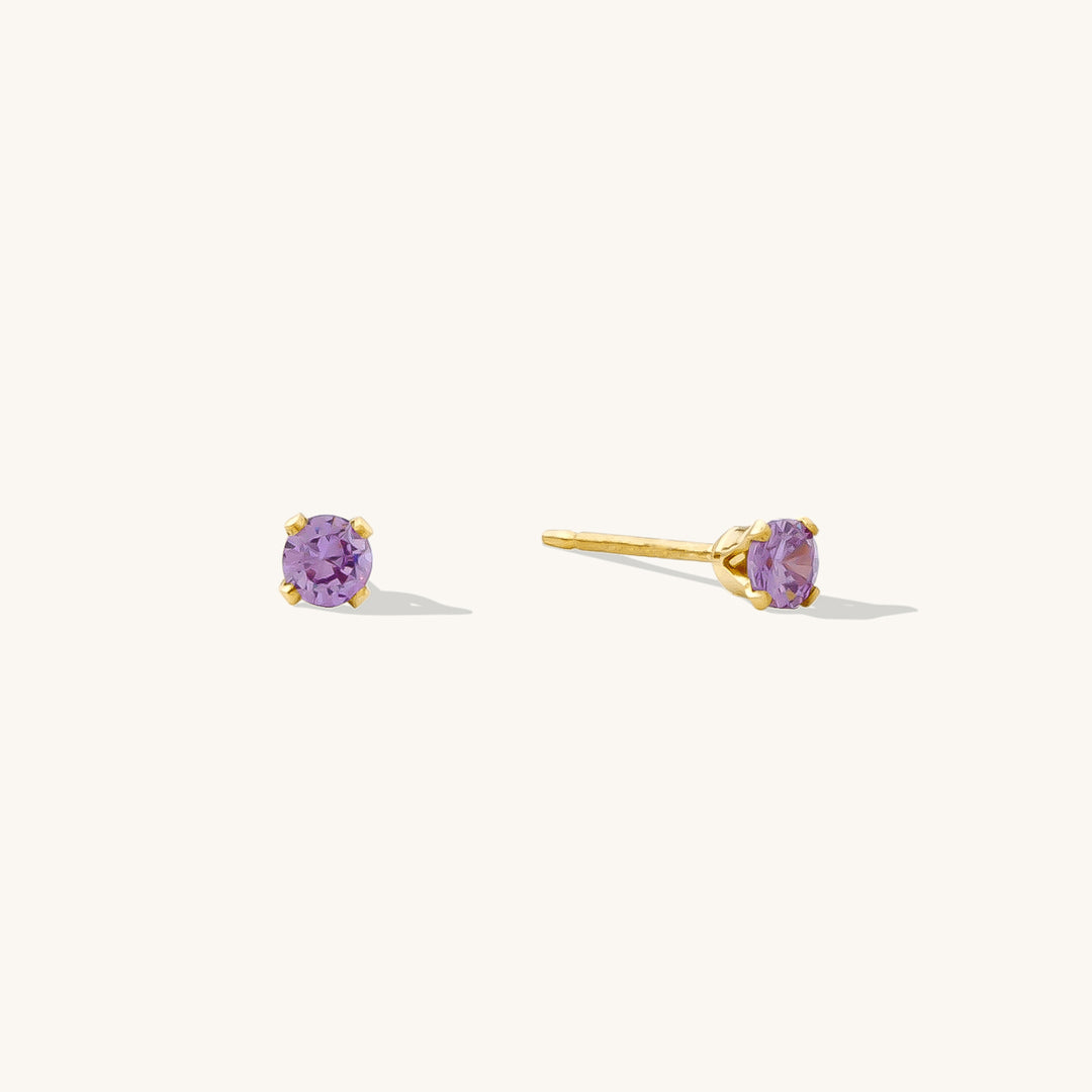 June Birthstone Studs