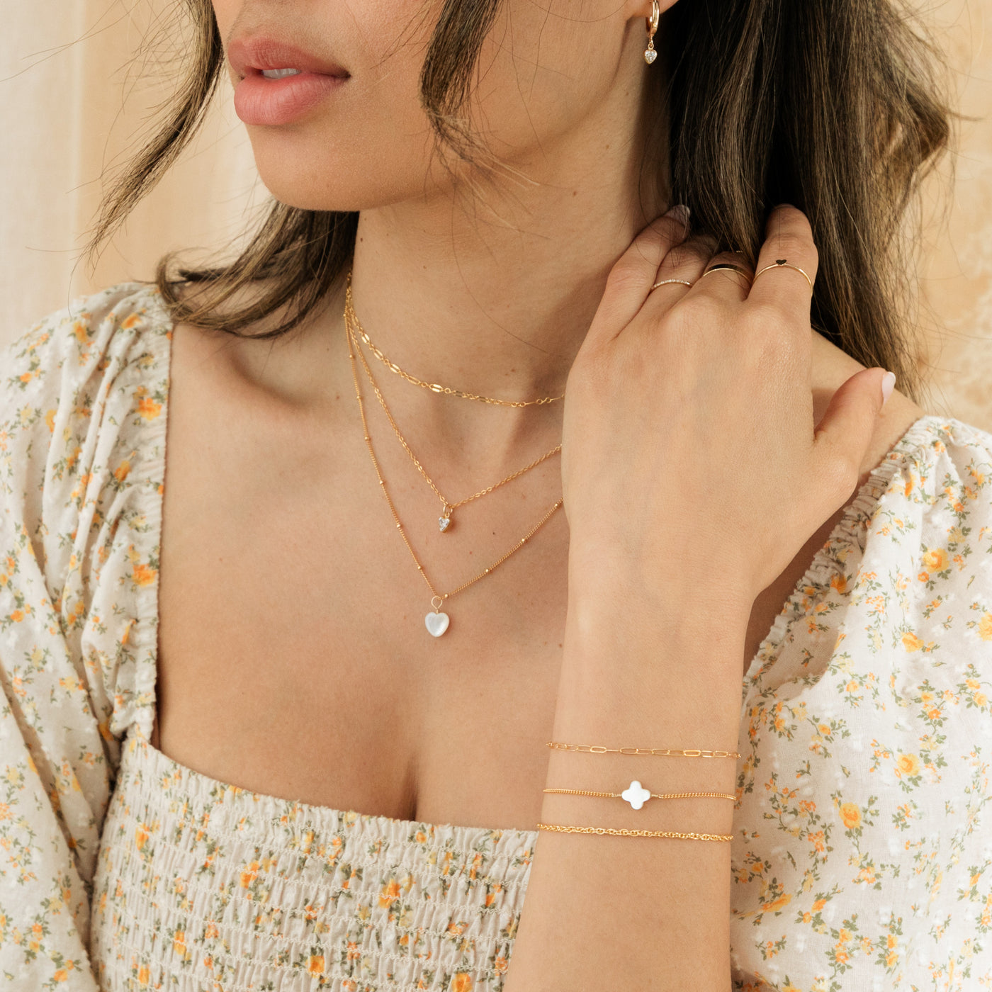 Dainty Lace Chain Necklace | Simple & Dainty Jewelry