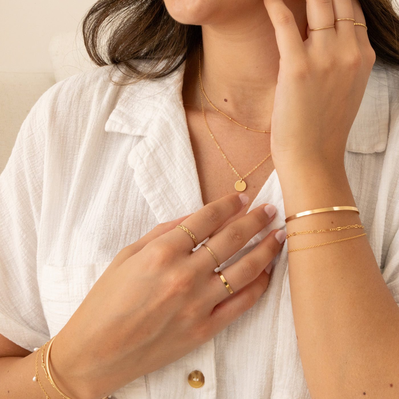 Simple Cuff Minimal Cuff Bracelet | Simple & Dainty