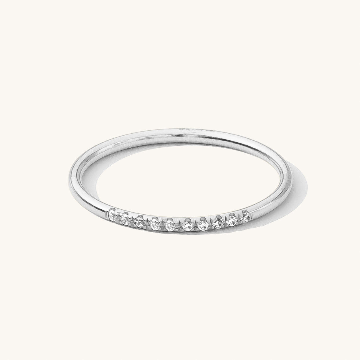 Pavé Diamond Stacking Ring | Simple & Dainty Jewelry