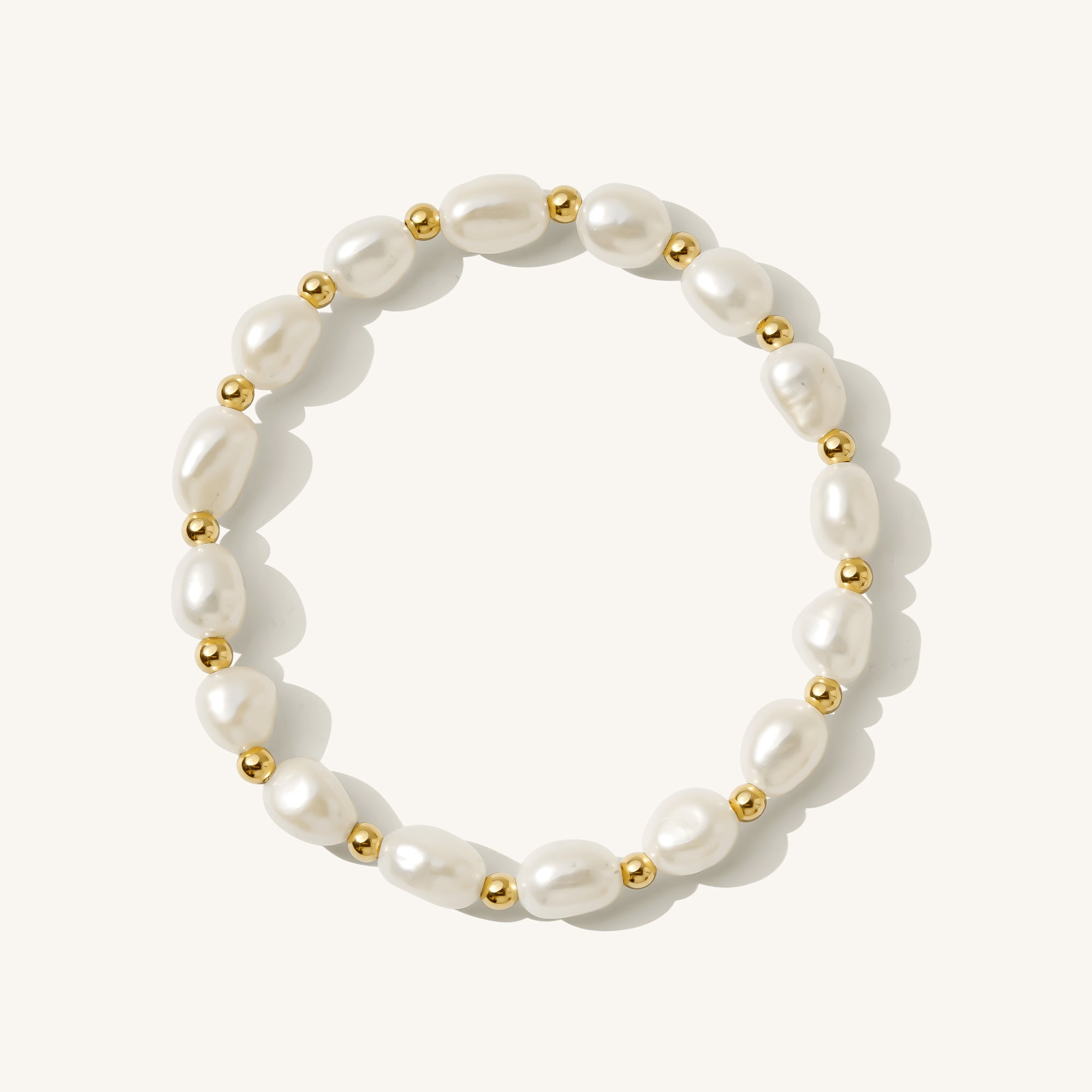 Buy White Handcrafted Pearl Beaded Bracelet | KJ-KM050/KAJL1 | The loom