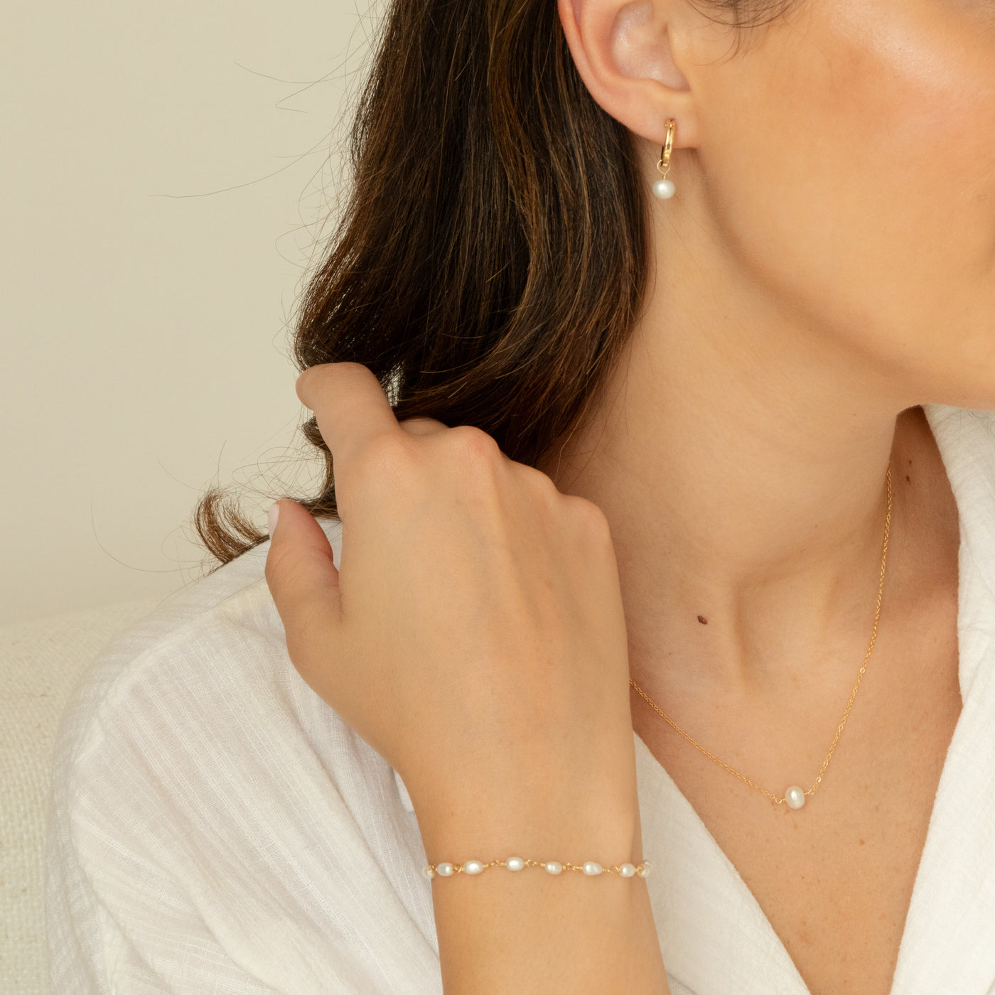 Pearl Jewelry Set | Simple & Dainty Jewelry