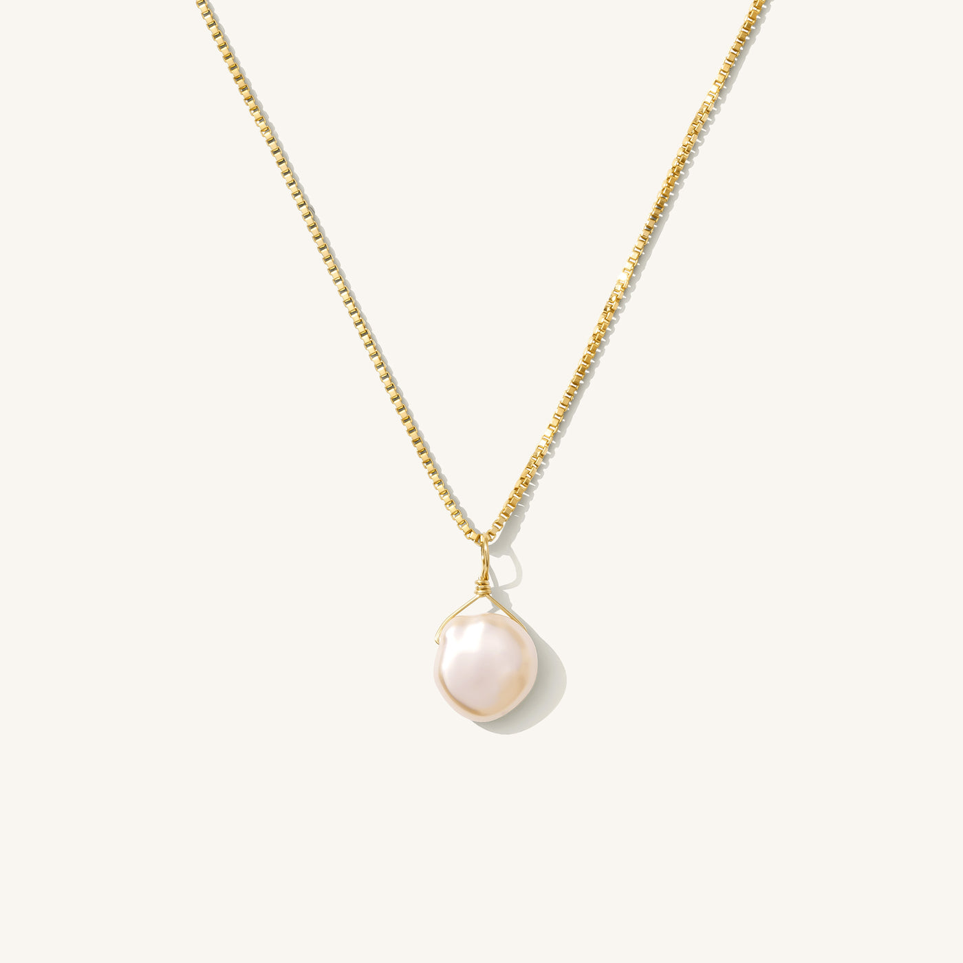 Pink Keshi Pearl Necklace | Simple & Dainty Jewelry