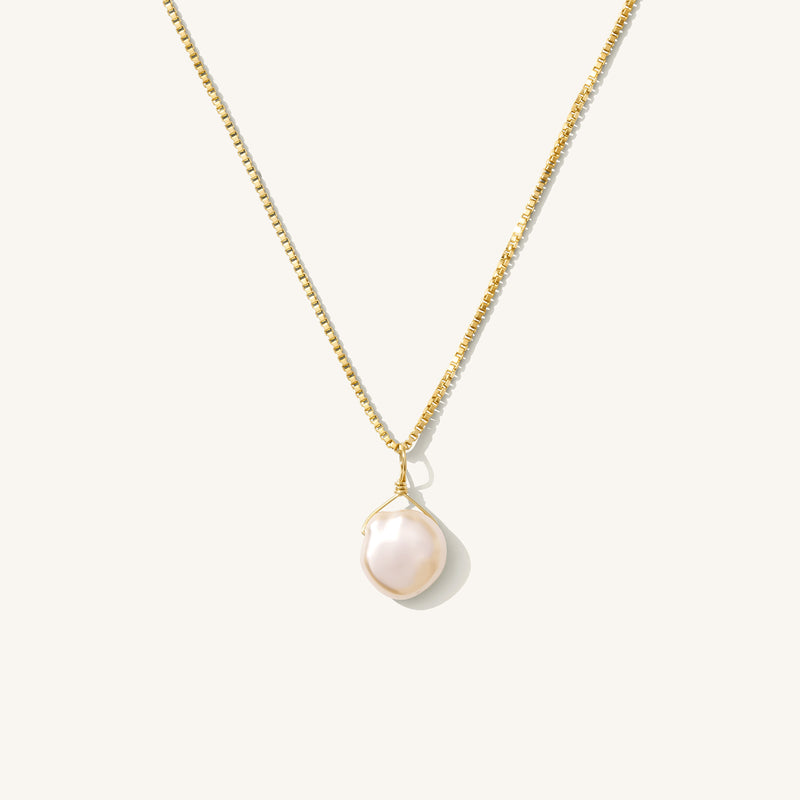 Pink Keshi Pearl Necklace